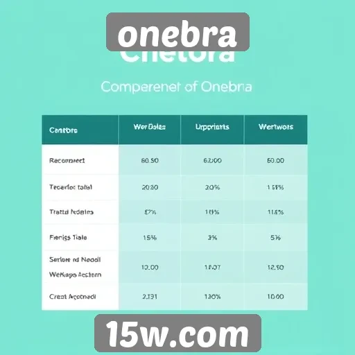 Comparativo de recursos do Onebra com outras plataformas